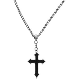 👉 Halsketting multicolor mannen hoofdmateriaa tinlegering Alchemy Gothic - Osbourne's Cross