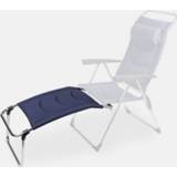 👉 Kampa Footrest Milano Denim / Jeans/Zilver