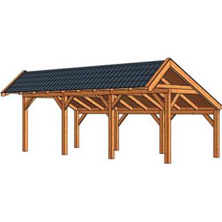👉 Tuinhuisje l Tuinhuis / Blokhut Trendhout Kapschuur De Stee 7400mm A