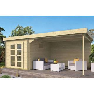 👉 Tuinhuisje Tuindeco | Tuinhuis Diederik met Overkapping 8715815036619