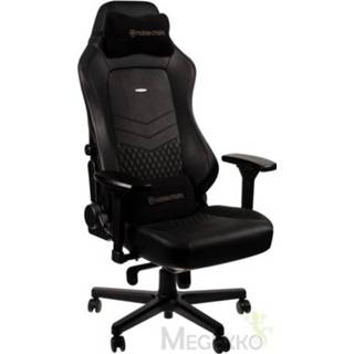 👉 Zwart leather Noblechairs Hero Real Black 4251442501952