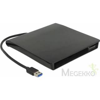 👉 Zwart DeLOCK 42602 ODD-behuizing 13,3 cm (5.25 ) SATA III 4043619426027