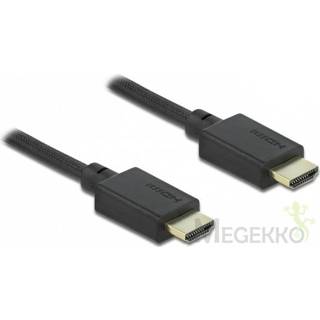 👉 HDMI kabel zwart DeLOCK 85386 0,5 m Type A (Standaard) 4043619853861