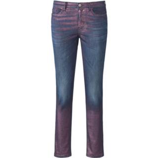 👉 Skinnyjeans Skinny-jeans model Gill met glans-coating Glücksmoment denim