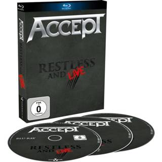 👉 Multicolor unisex Accept Restless - and live Blu-ray 727361316709