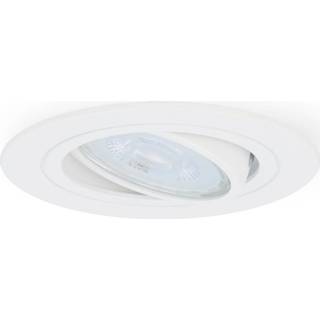 👉 Inbouwspot wit aluminium Dimbare LED Pittsburg 5 Watt 4000K neutraal Kantelbaar 8720365430091