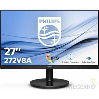 👉 Monitor zwart Philips V Line 272V8A/00 computer 68,6 cm (27 ) 1920 x 1080 Pixels Full HD LCD 8712581759827