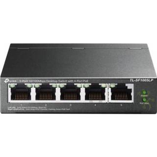 👉 Netwerk-switch zwart TP-LINK TL-SG1005LP Unmanaged Gigabit Ethernet (10/100/1000) Power over Etherne 6935364052720