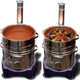 👉 Oven Tandoori Tandoor Clay Grill BBQ Barbecue Maker Outdoor Picnic camping Cooking Cook meat / food on the FAST SHIP
