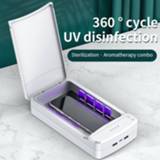 4 LED UV Sterilizer Box Phone Mask Disinfection Case USB Multifunctional Portable Ultraviolet Sterilization Household Safety