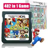👉 Video game Mario Album Card 482 In 1 Cartridge Console For NDS NDSL 2DS 3DS 3DSLL NDSI