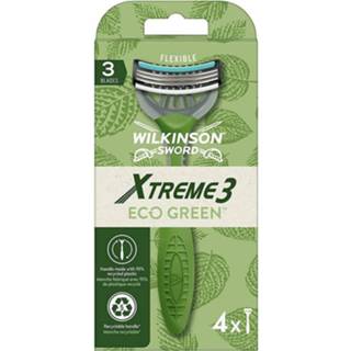 👉 Donkergroen Wilkinson Extreme3 Eco Green Sensitive Wegwerpscheermesjes 4027800175000
