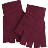 👉 Vingerloze handschoen zwart bordeaux vrouwen Black Premium by EMP - Hands Up handschoenen 4060587374709