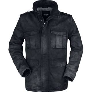 👉 Winterjas zwart mannen m Black Premium by EMP - Winter jacket with washing in used look 4060587949983