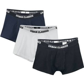 👉 Zwart wit blauw mannen m Urban Classics - Organic Boxer Shorts 3-Pack Boxerset 4053838681114