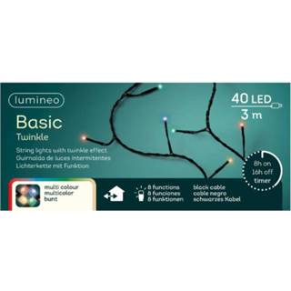 👉 Kerstverlichting multicolor Lumineo Boomverlichting LED Basic - 300cm 8718533644111