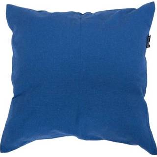 👉 Blauw kussentje polycotton 'Plain' Blue - Tropilex ® 8719925915437