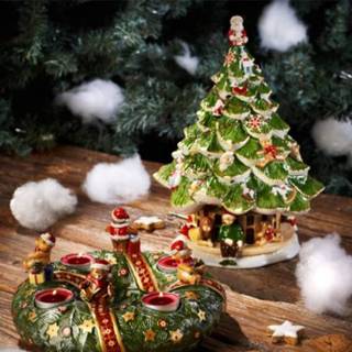 👉 Muziekdoosje groen kinderen porselein Villeroy & Boch Christmas Toys Muziekdoos Kerstboom met 30 cm 4003686180994