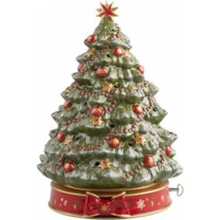 👉 Muziekdoosje porselein groen Villeroy & Boch Toy's Delight Muziekdoos Kerstboom 33 cm 4003683495510