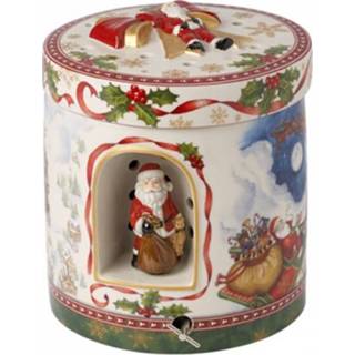 👉 Speel doos porselein groot Villeroy & Boch Christmas Toys Speeldoos rond 4003686309609