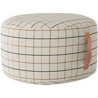 👉 OYOY Grid Poef Ø 70 cm
