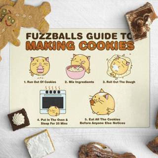 👉 Snijplank Fuzzballs - guide to making cookies 7141253468803