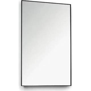 👉 Spiegel zwart glas rechthoekig wand Sub 16 30 x 80 cm, mat