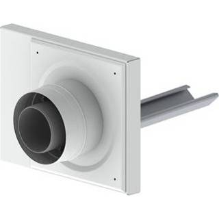 👉 Wit PP Burgerhout MiniFlex schachtaansluiting ø60/100mm - 60-60mm PP, concentrisch 8712798526625