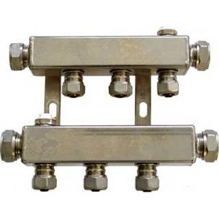 👉 Koppeling kunststof PenTec cv verdeler inclusief koppelingen tbv buis-aluminium M22x16mm 3-groeps 180374001 8717065007845