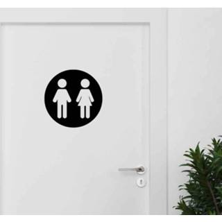 Deursticker nederlands vrouwen mannen Deur sticker Vrouw man toilet teken