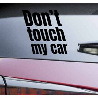 👉 Nederlands Stickers niet mijn auto aanraken