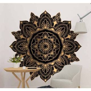 👉 Muursticker nederlands mannen Muurstickers mandala met elegante druppels