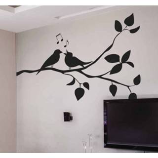 👉 Muursticker nederlands Muurstickers vogels Boomtak met