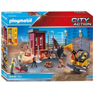 👉 PLAYMOBIL City Action - Mini graafmachine met bouwonderdeel 70443 4008789704436