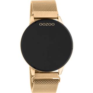 👉 Smartwatch nederlands unisex zwart zilver metaal OOZOO Mesh | Q00116 8719929020076