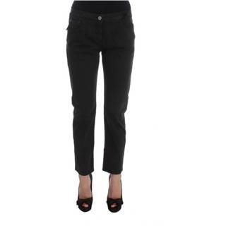 👉 Spijkerbroek onesize vrouwen zwart Cotton Capri Cropped Denim Jeans 8032990416433