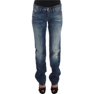 👉 Spijkerbroek onesize vrouwen blauw Cotton Regular Fit Denim Jeans 8032990416389