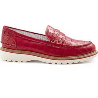 👉 Shoe vrouwen rood Flat shoes