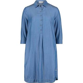 👉 Hemd vrouwen blauw 1143 3270 kleed in luchtig jeansstof