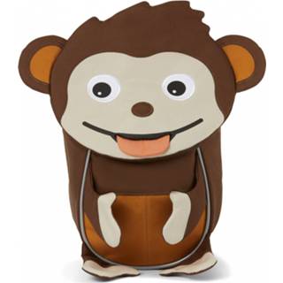 👉 Rugzak uniseks kinderen wit bruin Affenzahn - Kleiner Freund Kinderrugzak maat 4 l, bruin/wit 4057081070091