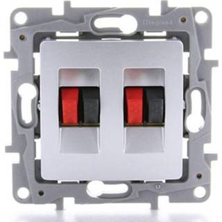 👉 Inbouw luidspreker zilver male Legrand NILOÉ stopcontact - 3414970714701