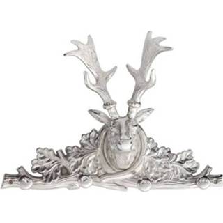 👉 Wandkapstok male Best Home Products Hertenkop met 4 haken 9008505074664