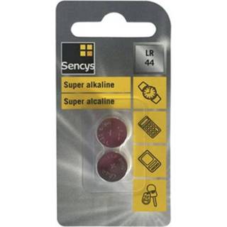 Batterij male Sencys LR44-AG13 1.5V 2 stuks 5400107619740