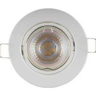👉 Inbouwspot male wit Sencys LED GU10 richtbaar 345 lum 1x5W 36° dimbaar rond 5400107659234