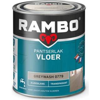 👉 Rambo pantserlak vloer transparant zijdeglans greywash 750ml