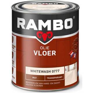 👉 Vloerolie transparant male Rambo vloer olie mat whitewash 750ml 8716242889496