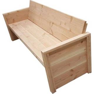 👉 Loungebank licht bruin male Wood4You Vlieland bouwpakket douglashout 180cm 7426856207821