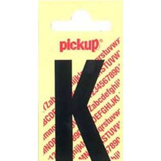 👉 Pickup plakletter K zwart mat 60mm