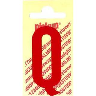 👉 Pickup plakletter Q rood glans 90mm