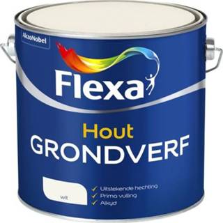 👉 Grondverf hout male wit Flexa 2,5L 8711113086028